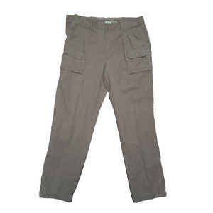 Cabelas Cotton 38/32 Cargo  Pants 7-Pocket Hiker Khaki Sporting Hiking Hunting